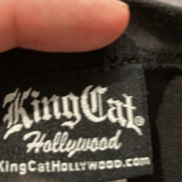 La Renyna ~ Aka: The Queen : Vintage playing card  Black V T-Shirt Retro style - Picture 4 of 8